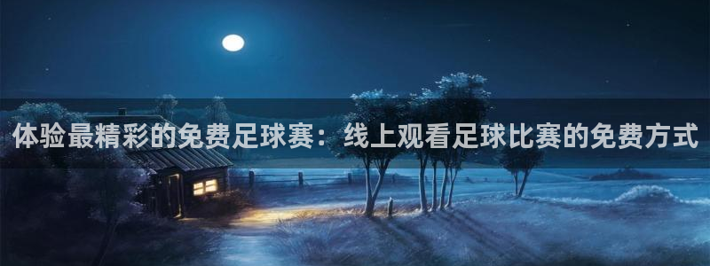 体验最精彩的免费足球赛：线上观看足球比赛的免费方式