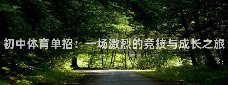 初中体育单招：一场激烈的竞技与成长之旅